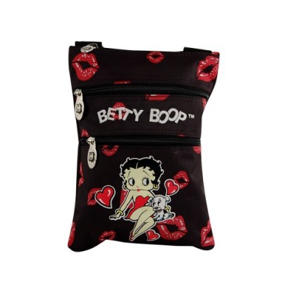 Betty Boop Sac à bandoulière Petit / Baiser et Cœur
